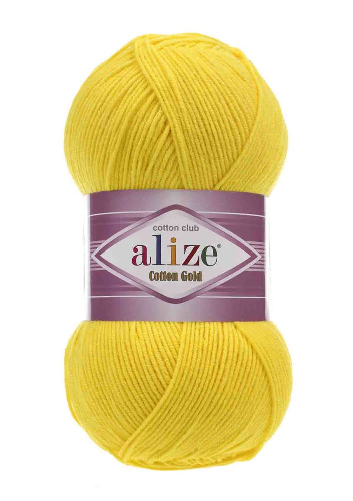 Alize Cotton Gold El Örgü İpi Sarı 110 Alize El Örgü İpleri, Bebek