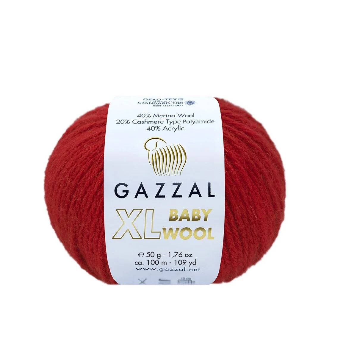 Wool Xl El Örgü Ipi Kod/renk: Alev Kırmızı 811